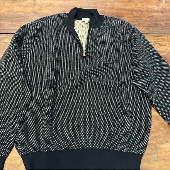 Peter millar 3/4 zip sweater EUC extra fine Italian merino wool - Picture 7 of 14